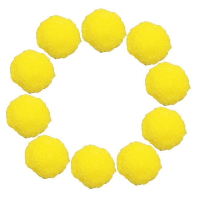 Becaristey Lot de 10 Balles de Sports Nautiques Réutilisables Jouets de Plage Extérieurs Absorbants Interactifs Jouet à Lancer Rebondissant Jaune 1ensemble