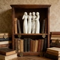 thumbnail image 6 of Wozhuo Sister Sculpture Handmade White Marble Friendship Gift for Women Bond, 6 of 7