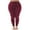 ^Red, variant on FUNUONY Plus Size Leggings for Women-Stretchy Tummy Control High Waist Workout Yoga Pants Stretch Is Comfort Women's Cotton/Spandex Plus Size Leggings Black Xxl