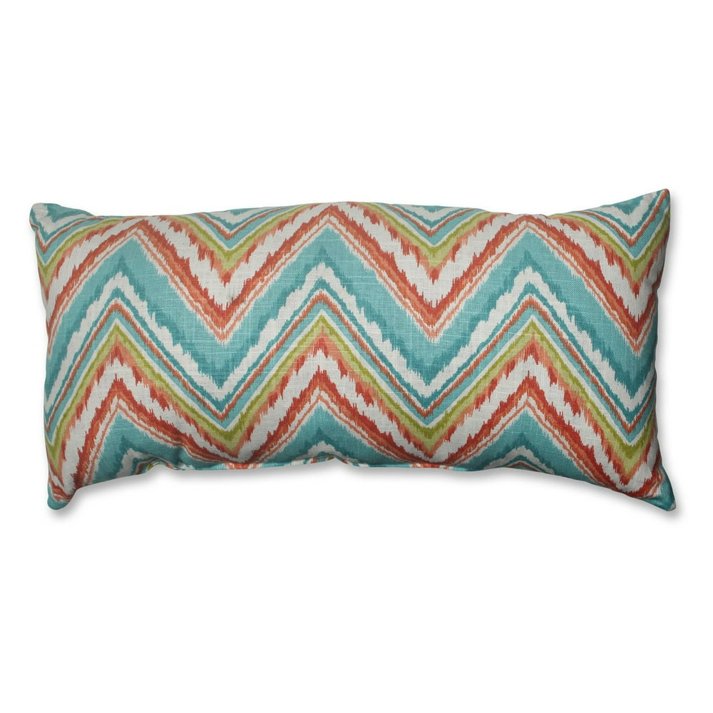 Pillow Perfect Chevron Cherade Throw Pillow