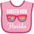 thumbnail image 3 of Inktastic Siesta Key Florida Beach Trip Girls Baby Bib, 3 of 4