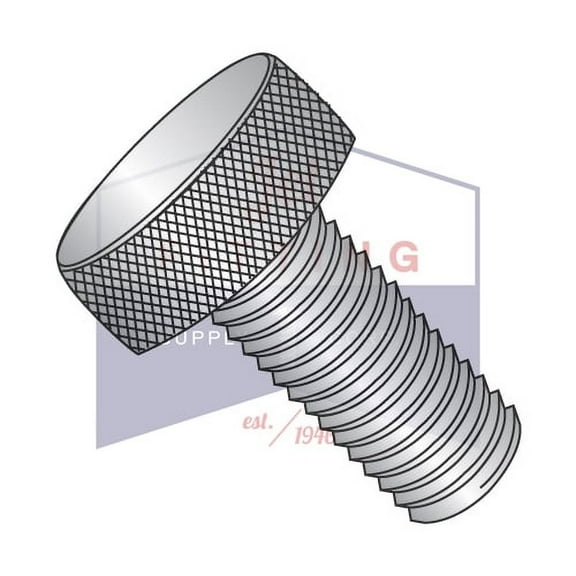 4-40 x 5/16" Knurled Thumb Screws | Stainless Steel (Quantity: 100)