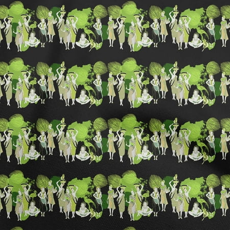 

oneOoneCottonCambricLightGreenFabricAfricanDressMaterialFabricPrintFabricByTheYard42InchWide
