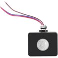 thumbnail image 1 of Sensor de movimiento Exterior Cuerpo humano Pir Detector infrarrojo Interruptor de pared Sistema de alerta Negro 110v-240v Banban ShuxiuWang 8390605826283, 1 of 1