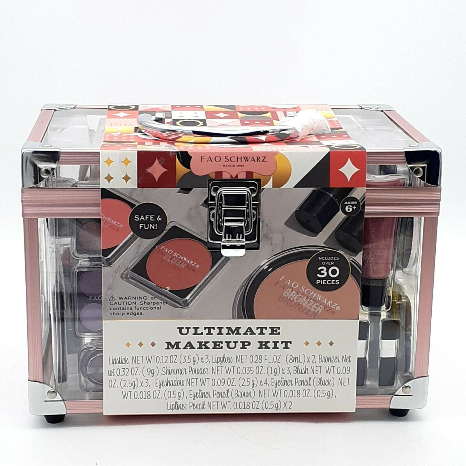 FAO Schwartz Ultimate Make Up Kit With Over 30 Pieces