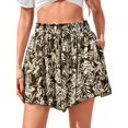 thumbnail image 6 of Women'S Flowy Shorts Summer Beach Vacation Clothes Casual High Waist Wide Leg Ruffle Shorts Color No. 6 L, 6 of 9