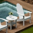 thumbnail image 4 of Wildridge Classic Adirondack Chair, White - Outdoor Weather Resistant Poly Furniture for Patio, 4 of 6