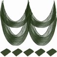 thumbnail image 4 of Hvmvliv Halloween Creepy Cloth 72in Halloween Spooky Fabric Cloth - Scary Gauze Creepy Cloth for House Halloween Party Yard Wall Doorway Outdoor Suitable for Indoor Outdoor Halloween Decoration Green, 4 of 6