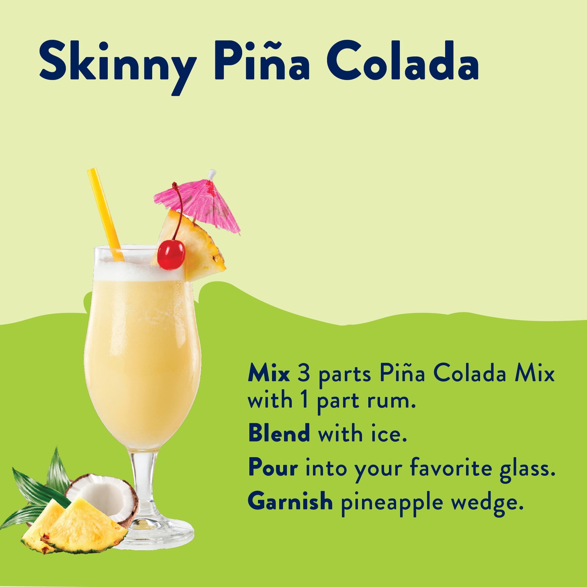 Jordan's Skinny Mixes Sugar Free Pina Colada Mix, 32 Fl Oz