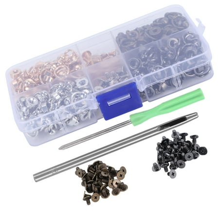 

Studs Ring Rivets Pacifier Brass Studs Screw with D Loop DIY Accessories Craft Supplies