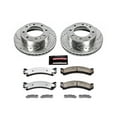 thumbnail image 3 of PowerStop Front and Rear Z36 Truck & Tow Carbon-Fiber Ceramic Brake Pad and Drilled and Slotted Rotor Kit Fits: CHEVROLET GMC Select Models K6274-36, 3 of 9