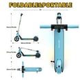 thumbnail image 5 of SIMATE Electric Scooter for Kids 6+, Foldable, LED Display & Lights, Dual Braking, 130W, 8.7mph,Blue, 5 of 7
