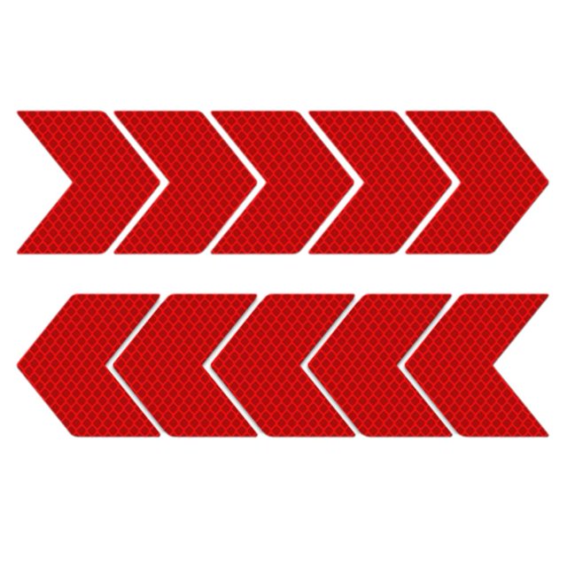 Reflective Coloured Safety Stickers Bike Helmet Motorbike Bicycle Stickers M6S2