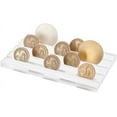 thumbnail image 1 of 4 Rows Clear Acrylic Challenge Coin Display Holder - 0.2 Inch Groove Commemorative Collection Case - Military Storage Rack Holds 12-16 Coins, 1 of 5