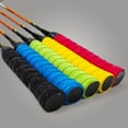 thumbnail image 3 of EeaseCA 10pcs Blue Racket Grip Anti Perforated Super Absorbent Tennis Squash Racket Badminton Overgrip Sweat Band, 3 of 7