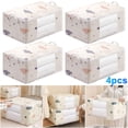 thumbnail image 1 of Almacenamiento Edredones Caja Ropa Duradera para Cama (L Beige), 1 of 6