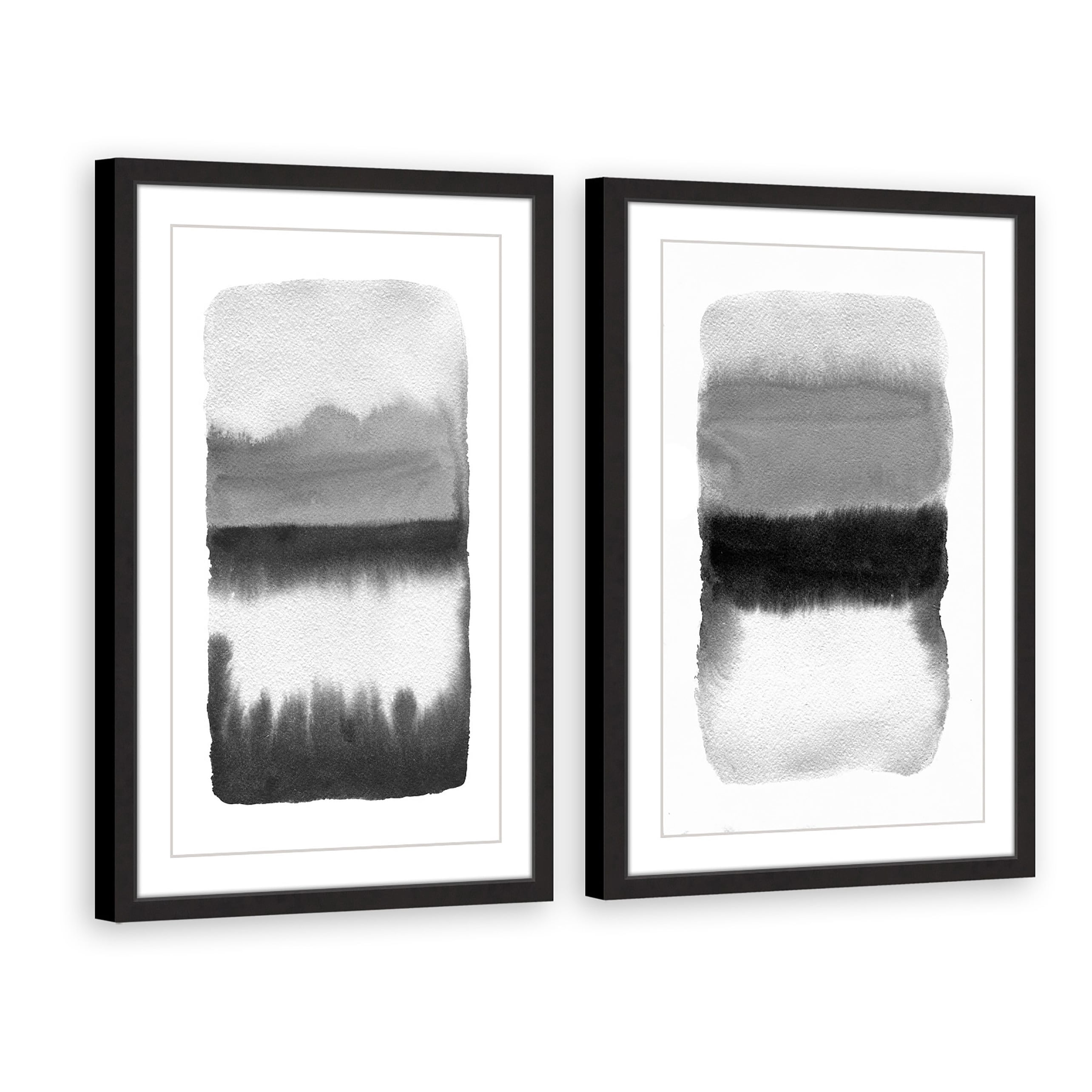 Marmont Hill Grey Transitions Diptych, 36" x 48"