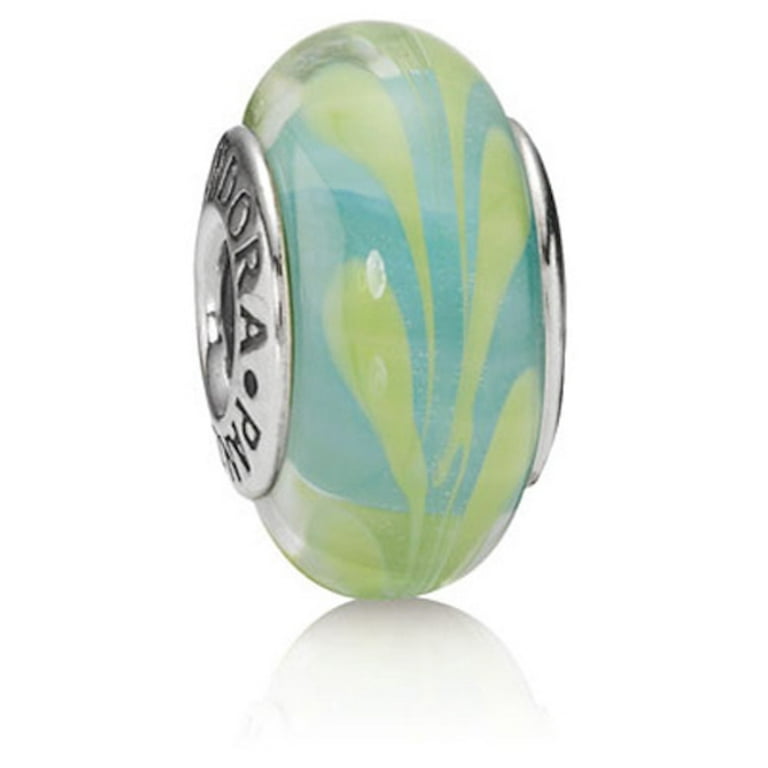 Pandora green murano store glass beads