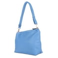 thumbnail image 2 of Vangoddy Cabana Women's Pleated Faux Leather Tote Bag Blue, 2 of 5