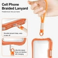thumbnail image 6 of Dteck for iPhone 17 Pro Max Case, Dual Layer Shockproof Transparent Protective Phone Cover with Lanyard for iPhone 17 Pro Max 6.9 Inch,Orange, 6 of 8