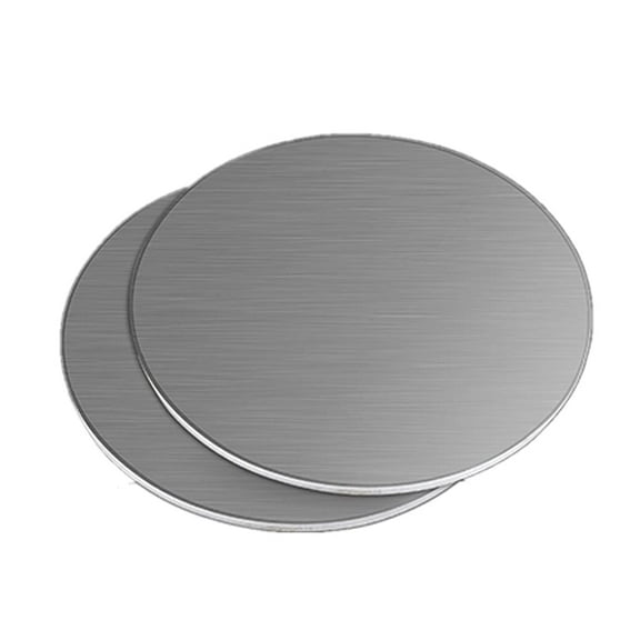 304 Stainless Steel Round Plate, Diameter 150 mm, thickness 0,8 mm (2 piezas)