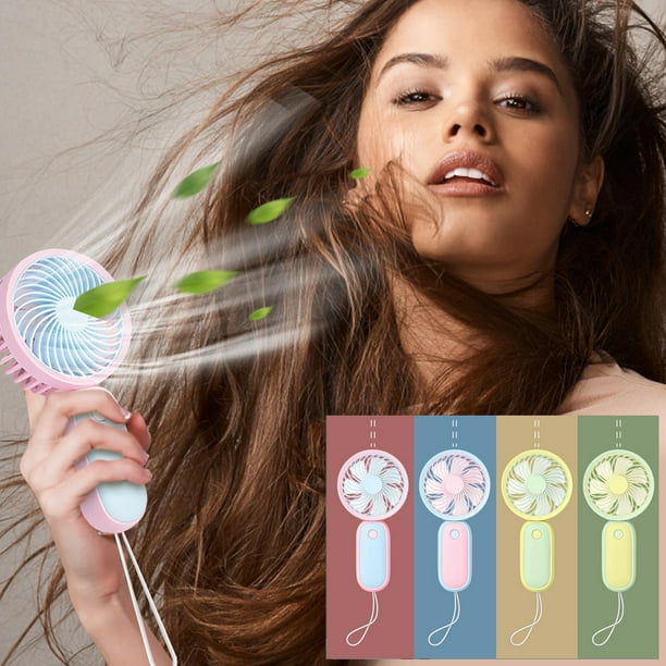 Ganfancp Mini Ventilador Portátil con Carga Usb Ventilador de Sobremesa Portátil de Mano Ofertas Del Día Liquidación 1X Ventilador
