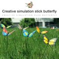 thumbnail image 5 of 50 Pack Colourful Garden Butterflies On Sticks Miniature Fairy Garden Decoration, 5 of 6