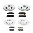 thumbnail image 3 of PowerStop Front and Rear Z23 Evolution Sport Carbon-Fiber Ceramic Brake Pad and Drilled & Slotted Rotor Kit Fits: CHEVROLET Select Models K5504, 3 of 10