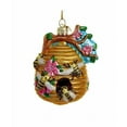 thumbnail image 2 of Kurt S. Adler Noble Gems Beehive Glass Christmas Tree Ornament, 3.5" tall, 2 of 2