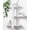 White, variant on Gronda Black Floating Shelves for Wall Mounted, 3 Tier Pine Wood Shelf for Living Room Bathroom Bedroom Home Decoration Storage, Modern 20in