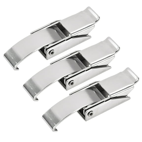 2.87" SUS304 Stainless Steel Draw Toggle Latch with Spring-steel Hook - 3 Pcs