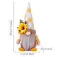 thumbnail image 2 of Easter Decor, Spring Sunflower Easter Gnomes Tray Decoration, Easter Decorations for The Home, Easter Gnomes Decorations for Farmhouse Kitchen, 2 of 10