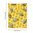 thumbnail image 3 of FCXZI Bees Honeycomb Kitsch Tapestry Wall Hanging for Home Decor 30*40in, 3 of 5
