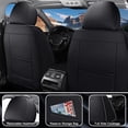 thumbnail image 4 of Fit for Infiniti M45 2003 Seat Cover, Premium Leather Full Set of 5 Seats Scratch Resistant Protect and Upgrade Seats, Black and Gray Car Seat Covers, Upgrade the Car's Interior, 4 of 7