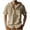 Beige, variant on Mens Cotton Linen Shirts Hooded Casual Button Down Shirts Short Sleeve Summer Loose Beach Shirts Tops with Hood