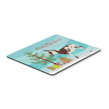 Carolines Treasures BB9218MP American Spotted Donkey Christmas Mouse Pad Hot Pad or Trivet Teal Large multicolor