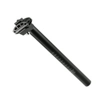 Unique Bargains 25.4x300mm Bike Seat Post Aluminum Alloy Bicycle Seatpost Saddle Pole Road Bike Seat Tube Mount Black