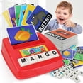 thumbnail image 2 of MesaSe 60PCS Flash Cards Literacy Wiz Fun Game Upper Case Sight Words Preschool Language Learning Developmental Toys for Children Presents, 2 of 12