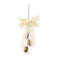 thumbnail image 5 of Hanging Ornament 12 Inch Vintage Bow with Gold Bells for Christmas Tree Door Wall Mantel Holiday Party Decor, 5 of 6