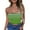 ZA-Green-womens tube tops, variant on Striped Tube Tops for Women Strapless Summer Bandeau Color Block Lounge Y2K Crop Tank Tops Plus Size Yoga Tube Shirts
