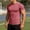 Wine, variant on Mens Raglan Workout Shirts Hipster Slim Fit T-Shirts Longline Drop Cut Gym Muscle Tee Blue L(L)