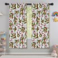 thumbnail image 5 of Blackout Kids Curtains,White Christmas Candy Cane Pattern Childrens Insulated Curtains Set Of 2,Bedroom Essentials,Toddler Room Decor 42"x63", 5 of 5