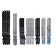 thumbnail image 1 of 20Pcs Jigsaw Blades Set T-Shaft HCS Assorted Jig Saw Blades For Metal Wood Plastic Cutting Including Plastic Box, 1 of 5