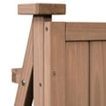 thumbnail image 5 of 65inch Garden Worktable, Fir Wood - Strong And With Drawers Shelves, Brown Workstation Table, Rustic Design Ample Storage Space,, 5 of 6