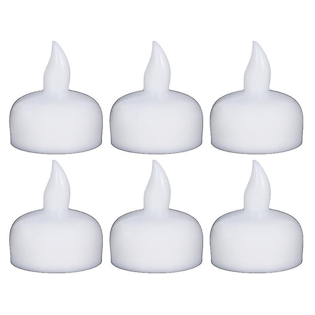 Juego de velas de luz Led con forma de vela pequeña sin llama, velas candelitas con pilas blancas cálidas para fiesta en casa de vacaciones