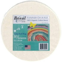Bosal Katahdin Batting On-A-Roll, Summer 3 oz, 2-1/2 inch by 25 yards, 100% Organic Cotton 1 Roll,Off-White