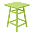 thumbnail image 2 of Costaelm Paradise 30" Square Outdoor Patio Counter High Bistro Bar Table With Umbrella Hole, Lime, 2 of 9