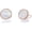 Rose Gold, variant on S.Leaf Shell Earrings Mother of Pearl Earrings Silver Stud Earrings for Women Hypoallergenic Earrings Round Disc Stud Earrings for Women（ Rose Gold）