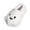 White-2, variant on Slippers Winter Womens Mens Fluffy Plush Slippers Cute Cartoon Slippers Cuddly Warm Shoes Indoor Outdoor Girls Women