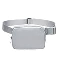 thumbnail image 1 of Bolso de pecho impermeable para deportes al aire libre, para correr, para teléfono móvil, bandolera para hombre y mujer, color gris, 1 of 5